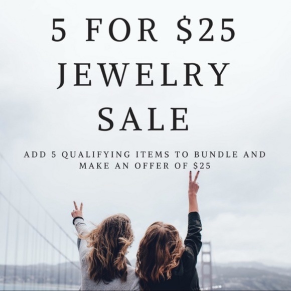 5 for $25 Gold Color Friends Forever Necklace - Picture 3 of 3